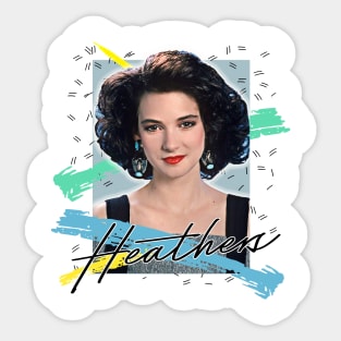 Heathers / Retro 1980s Aesthetic Fan Art Sticker